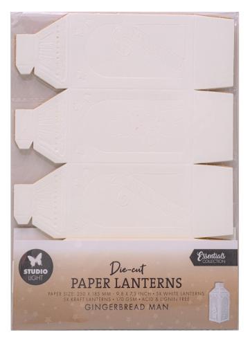 Studio Light - Papierlaternen "Gingerbread Man" Die Cut Paper Laterns - 10 Bogen