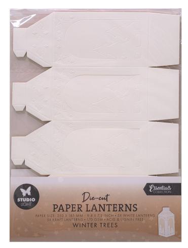 Studio Light - Papierlaternen "Winter Trees" Die Cut Paper Laterns - 10 Bogen