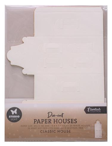 Studio Light - Papierlaternen "Classic House" Die Cut Paper Laterns - 10 Bogen