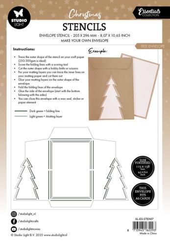Studio Light - Schablone "Tree Envelope" Stencil  