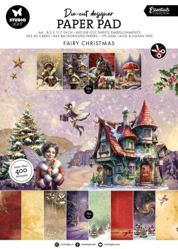 Studio Light - Stanzpapierbblock A4 "Fairy" Die Cut Paper Pad - 28 Bogen
