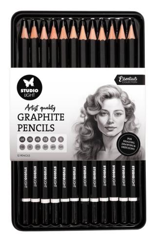 Studio Light "Graphite Pencils" 12 Graphitstifte