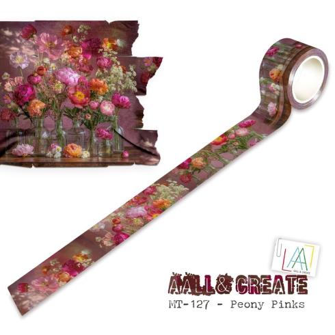 AALL and Create "Peony Pinks" Washi Tape 25 mm