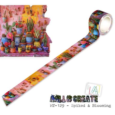 AALL and Create "Spiked & Blooming" Washi Tape 25 mm