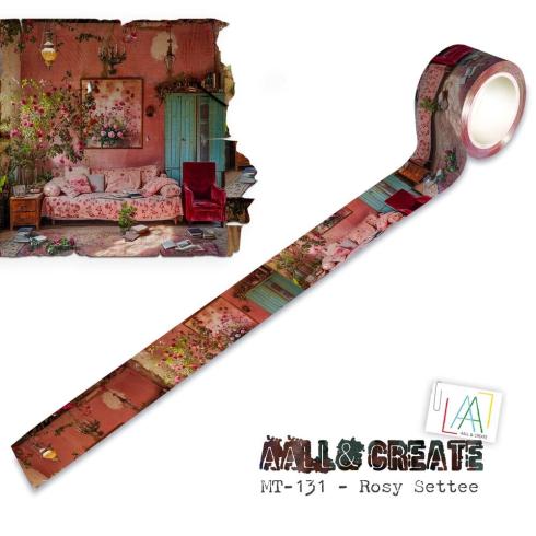 AALL and Create "Rosy Settee" Washi Tape 25 mm