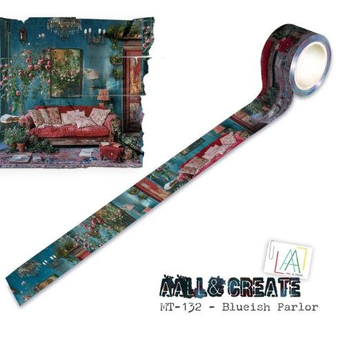 AALL and Create "Blueish Parlor" Washi Tape 25 mm