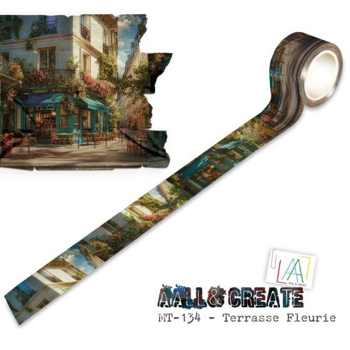 AALL and Create "Terrasse Fleurie" Washi Tape 25 mm