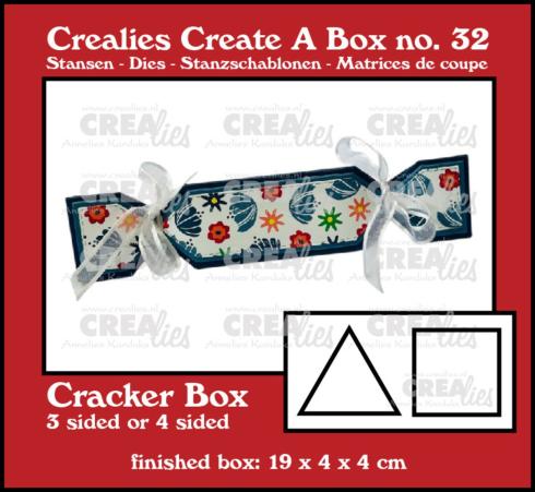 Crealies - Stanzschablone "No. 32 Crackerbox" Create A Box Dies