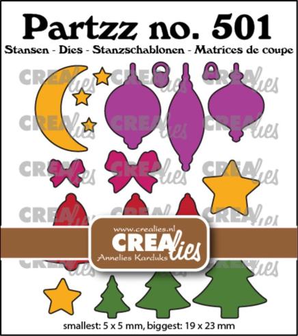 Crealies - Stanzschablone "Mini Christmas" Partzz Dies