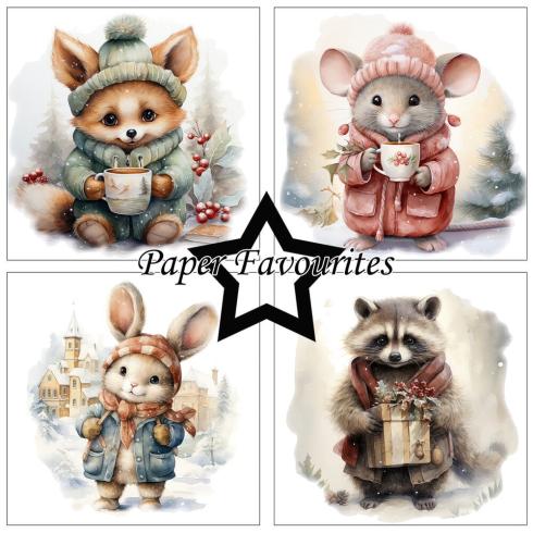 Paper Favourites - Designpapier "Winter Cuteness" Paper Pack 6x6 Inch - 24 Bogen