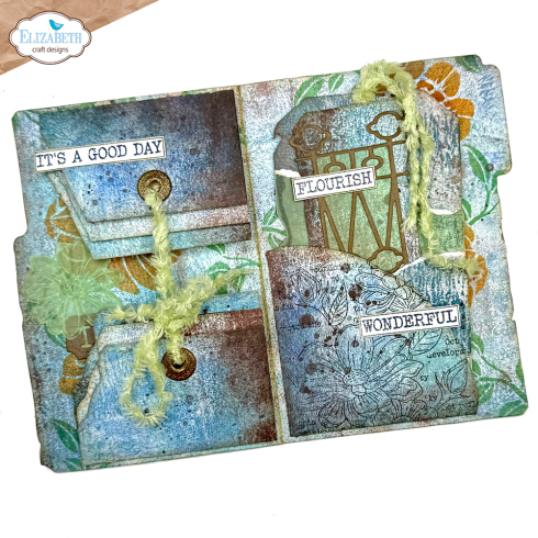 Elizabeth Craft Designs - Stanzschalone "Plant Index Folder" Dies