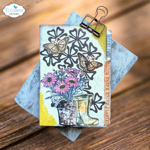 Elizabeth Craft Designs - Stempel & Stanzeschablone "Garden of Love" Stamp & Dies