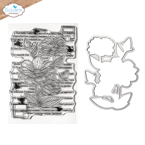 Elizabeth Craft Designs - Stempel & Stanzeschablone "Summer Flower" Stamp & Dies