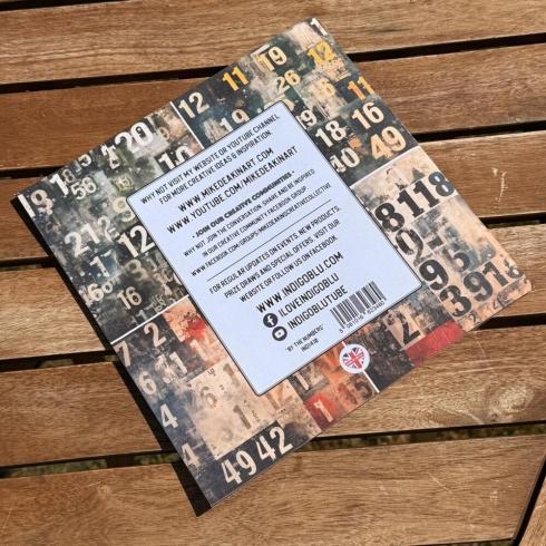 IndigoBlu - Designpapier "By the Numbers" Paper Pack 8x8 Inch - 24 Bogen