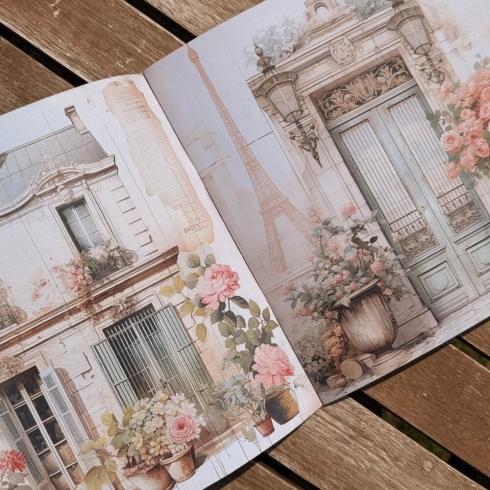 IndigoBlu - Designpapier "La Vie Parisienne" Paper Pack 8x8 Inch - 24 Bogen