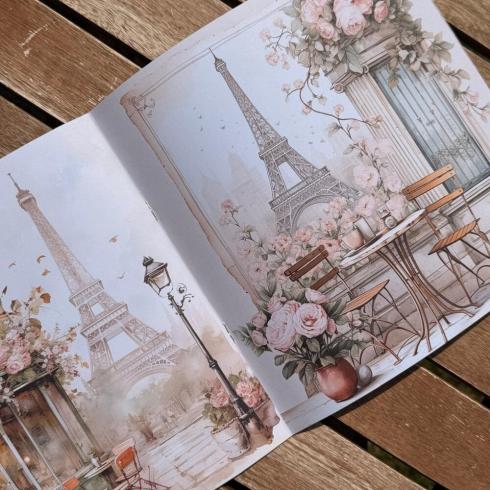 IndigoBlu - Designpapier "La Vie Parisienne" Paper Pack 8x8 Inch - 24 Bogen