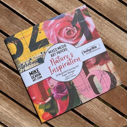 IndigoBlu - Designpapier "Natures Inspiration" Paper Pack 8x8 Inch - 24 Bogen