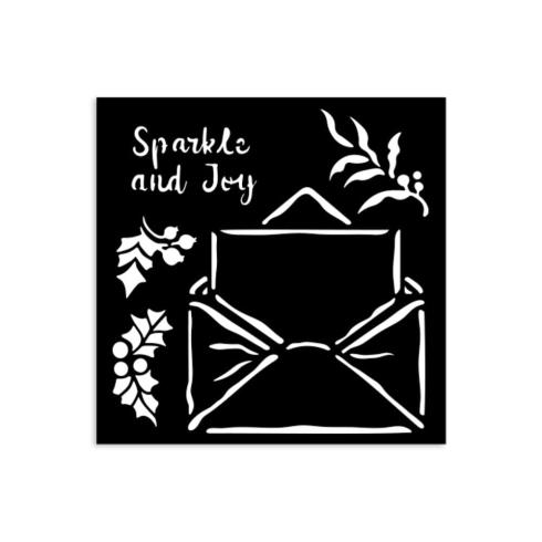 Stamperia - Schablone 12x12cm "Letter" Stencil