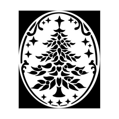 Stamperia - Wachssiegel Stempel "Christmas Tree" Wax And Seals Handle With Seal