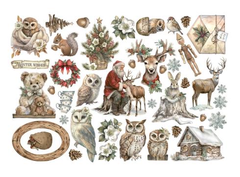 Stamperia - Stanzteile "The Owls House" Die Cuts Ephemera