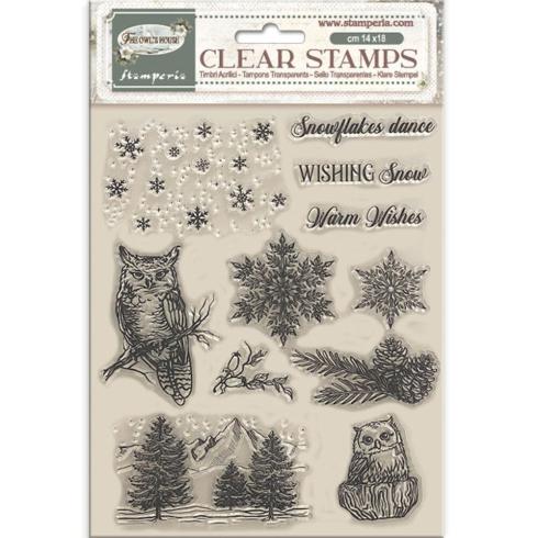 Stamperia - Stempelset "The Owl's House" Clear Stamps
