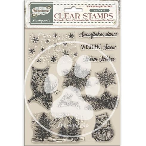 Stamperia - Stempelset "The Owl's House" Clear Stamps