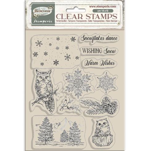 Stamperia - Stempelset "The Owl's House" Clear Stamps