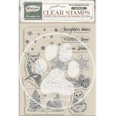 Stamperia - Stempelset "The Owl's House" Clear Stamps
