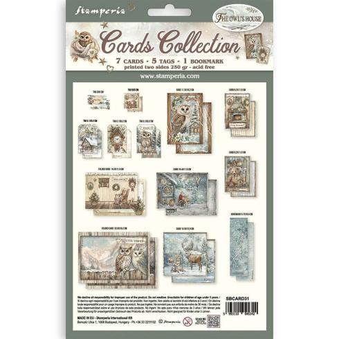 Stamperia - Stanzteile "The Owl's House" Cards Collection