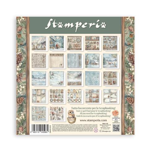 Stamperia - Designpapier "The Owl's House" Maxi Paper Pack 12x12 Inch - 22 Bogen