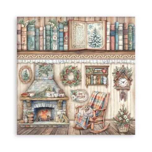 Stamperia - Designpapier "The Owl's House" Maxi Paper Pack 12x12 Inch - 22 Bogen
