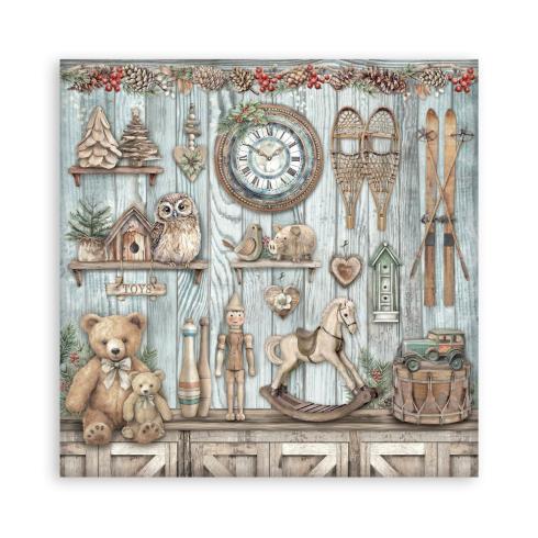 Stamperia - Designpapier "The Owl's House" Maxi Paper Pack 12x12 Inch - 22 Bogen