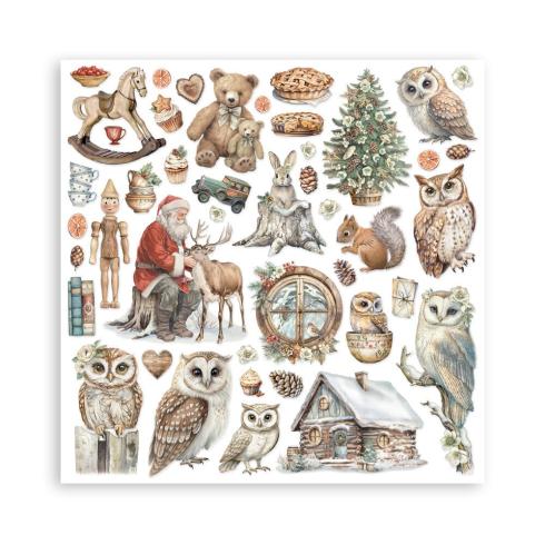 Stamperia - Designpapier "The Owl's House" Maxi Paper Pack 12x12 Inch - 22 Bogen