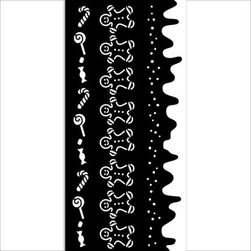 Stamperia - Schablone 12x25cm "Stripes" Stencil