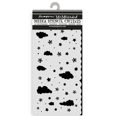Stamperia - Schablone 12x25cm "Clouds" Stencil