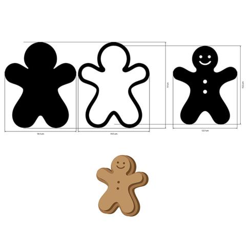 Stamperia - Holzteile "Gingerbreads" MDF Crafty Shapes Blanks