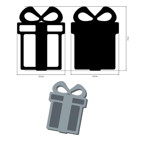 Stamperia - Holzteile "Gift" MDF Crafty Shapes Blanks