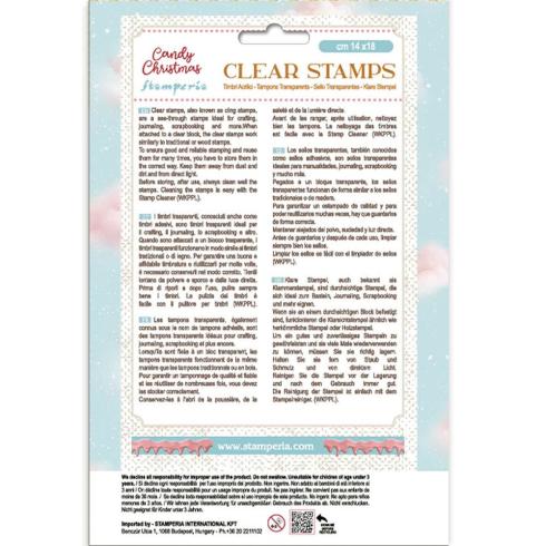 Stamperia - Stempelset "Candy Christmas" Clear Stamps