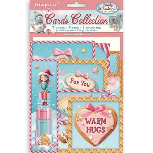 Stamperia - Stanzteile "Candy Christmas" Cards Collection
