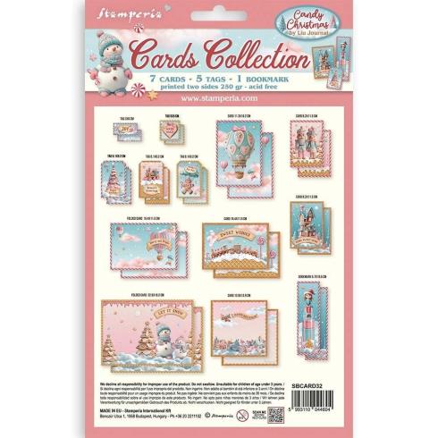 Stamperia - Stanzteile "Candy Christmas" Cards Collection