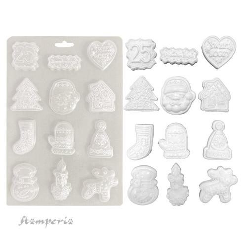 Stamperia - Gießform A5 "Elements" Soft Mould 