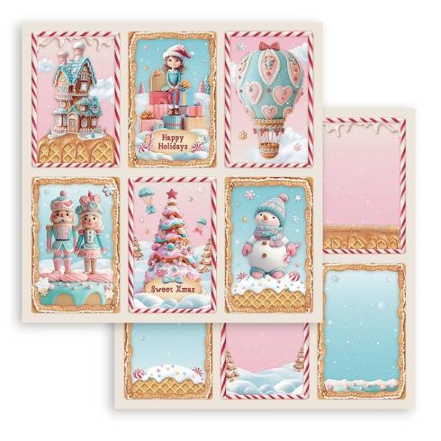 Stamperia - Designpapier "6 cards" Paper Sheets 12x12 Inch - 10 Bogen