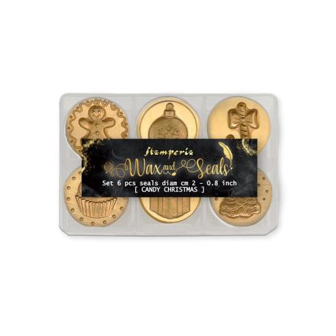 Stamperia - Wachssiegel Stempel "Candy Christmas" Wax And Seals
