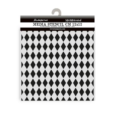 Stamperia - Schablone 12x12cm "Rhombus Pattern" Stencil