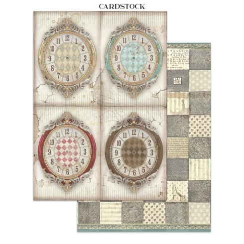 Stamperia - Papier, Aufkleber & Stanzteile "Alice in Christmas" Junk Journal Backgrounds,Stickers,Cut-Outs