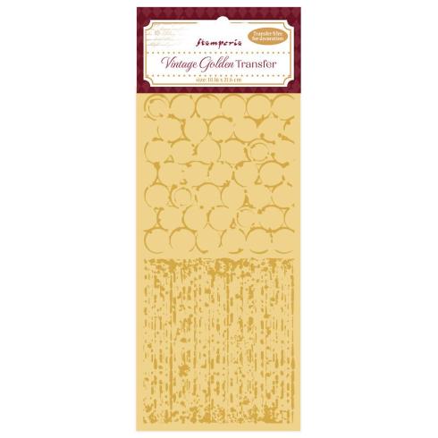 Stamperia - Transfer Aufkleber "Vintage Golden Backgrounds" Rub-On