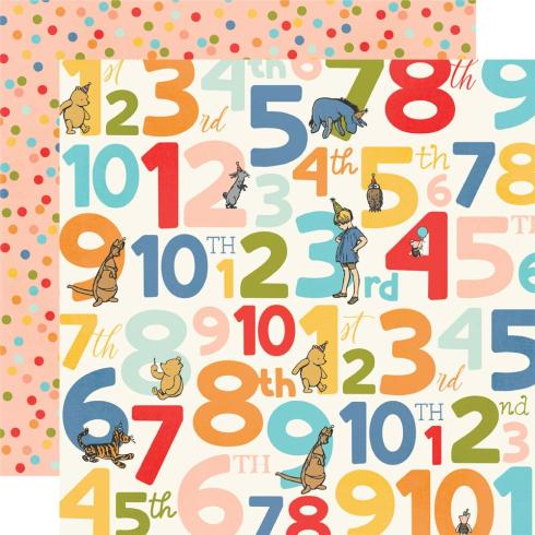 Simple Stories - Collections Kit "Say Cheese Classic Pooh Birthday" 12 Bogen Designpapier