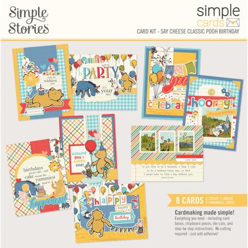 Simple Stories - Cards Kit "Say Cheese Classic Pooh Birthday"