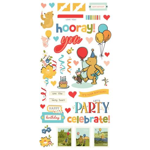Simple Stories - Cards Kit "Say Cheese Classic Pooh Birthday"