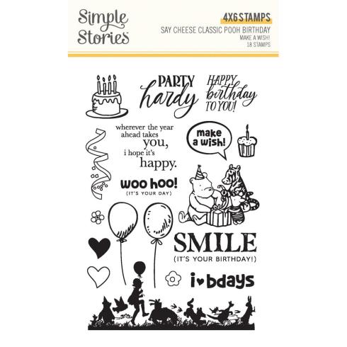 Simple Stories - Stempelset "Make A Wish!" Clear Stamps 